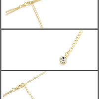 Women's Gold Body Chain Necklace Bikini Jewelry Set - 4 Pieces - MANDOTOS INTERNATIONAL