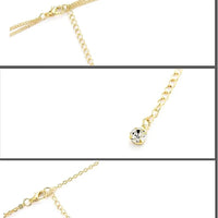 8Pcs Sexy Body Chain Belly Waist Chain Necklace Summer Beach Bikini Bra Body Jewelry for Women Gold Tone