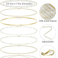 8Pcs Waist Chain 18K Gold Plated Belly Belt Chains Sexy Bikini Beaded Sequin CZ Coin Body Chain Jewelry Accessories Adjustable
