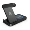 2025 Portable Travel Charger Triple Night Light Folding Mobile Phone Pad 3-in-1 Wireless Fast Charging Magnetic Type for Females