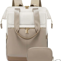 Super Lightweight Women's Travel Laptop Backpack with Curved Shoulder Straps - MANDOTOS INTERNATIONAL