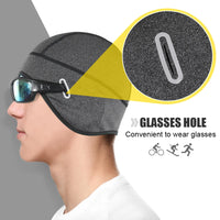 Winter Thermal Hats Fleece Beanies Ear Warmer Outdoor Sports Ski Snowboard Running Cycling Bike Soft Stretchy Cap Headwear Men