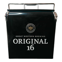 Vintage Iron Cooler Box - 13L Outdoor Camping BBQ Picnic Ice Chest - MANDOTOS INTERNATIONAL