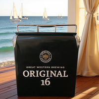Vintage Iron Cooler Box - 13L Outdoor Camping BBQ Picnic Ice Chest - MANDOTOS INTERNATIONAL