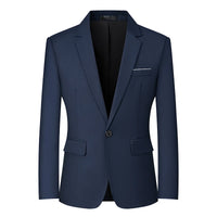 Mens Blazers Slim Fit Business Casual Men Suit Sport Coat One Button Travel Blazer Lightweight Suit Jacket