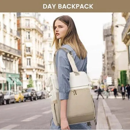 Super Lightweight Women's Travel Laptop Backpack with Curved Shoulder Straps - MANDOTOS INTERNATIONAL