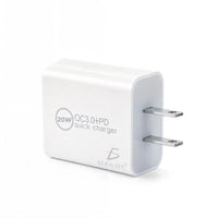 20W ELEGATE Turbo Charger With USB Type C Port QC3.0 Fast Charging Universal Power Adapter For Smartphones And Laptops CH.80 Mod