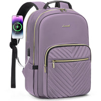 LOVEVOOK Luxury Nylon Teen College School Bookbags Waterproof Business 15.6 17 Inch Travel Laptop Backpacks Bags for Women Girls