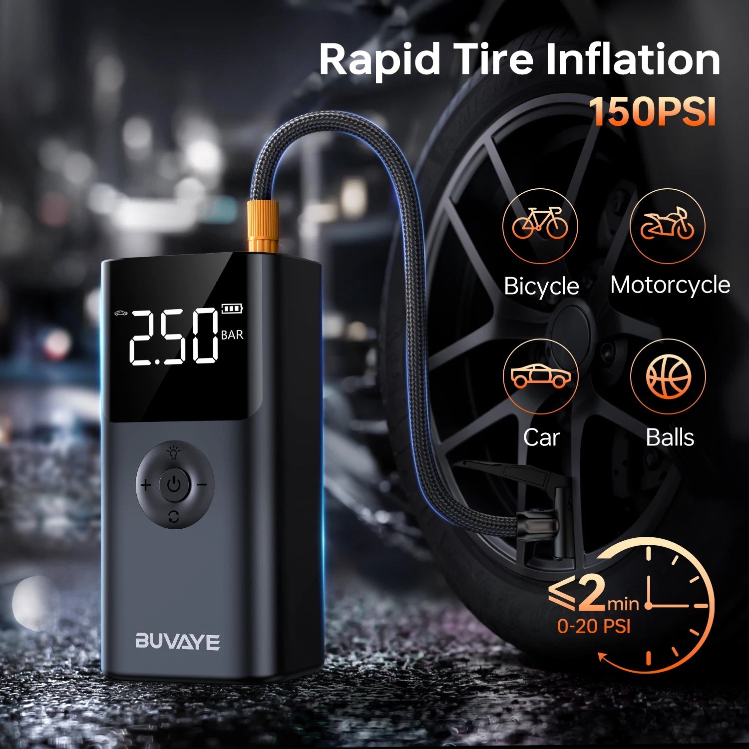 Portable Car Jump Starter with Air Compressor & Power Bank - Fast Shipping - MANDOTOS INTERNATIONAL
