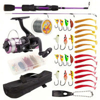 Topline Tackle High Quality Travel Fishing Pole Made in China Best Ice Fishing Rod Combo