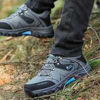 Brand Men Winter Snow Boots Waterproof Leather Sneakers Super  Warm Men's Boots Outdoor Male Hiking Boots Work Shoes Size 39-47