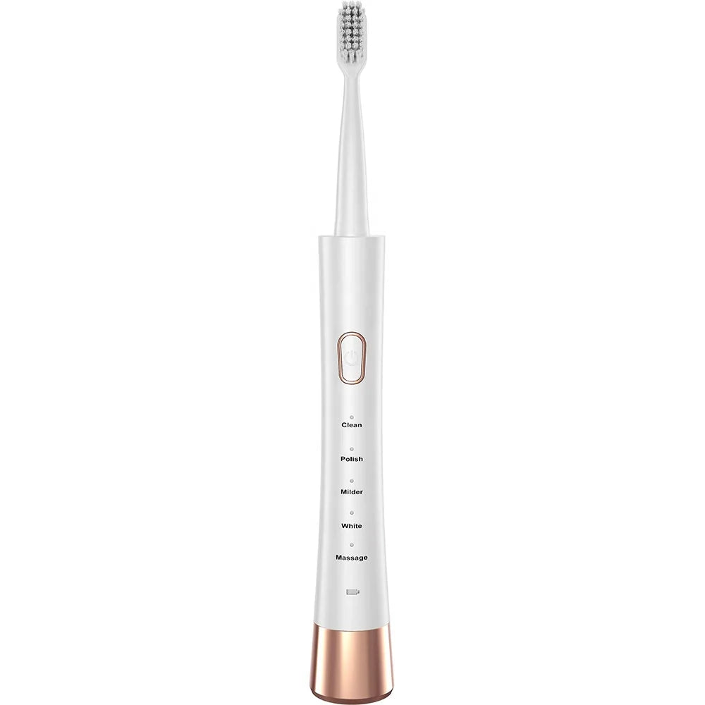 Sonic Bamboo Toothbrush Sanitizer - Rechargeable Travel Electric Toothbrush for Adults - MANDOTOS INTERNATIONAL