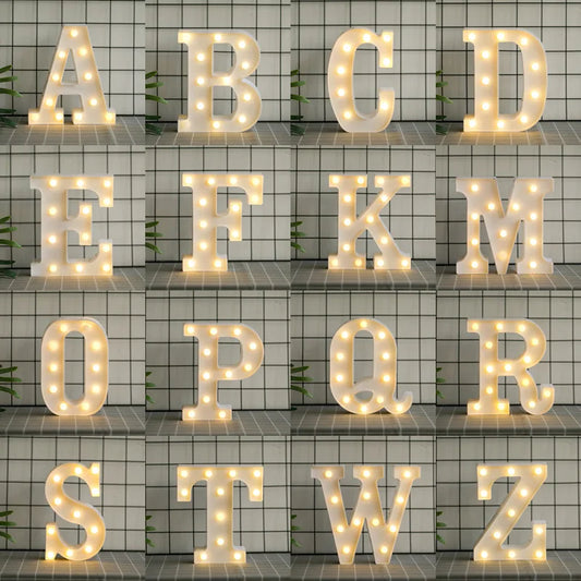 ELEGATE LED.54.N Led Letters N 3D Lights Spotlight Lamp Decor Alphabet Mexico - MANDOTOS INTERNATIONAL