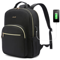 LOVEVOOK Luxury Nylon Teen College School Bookbags Waterproof Business 15.6 17 Inch Travel Laptop Backpacks Bags for Women Girls