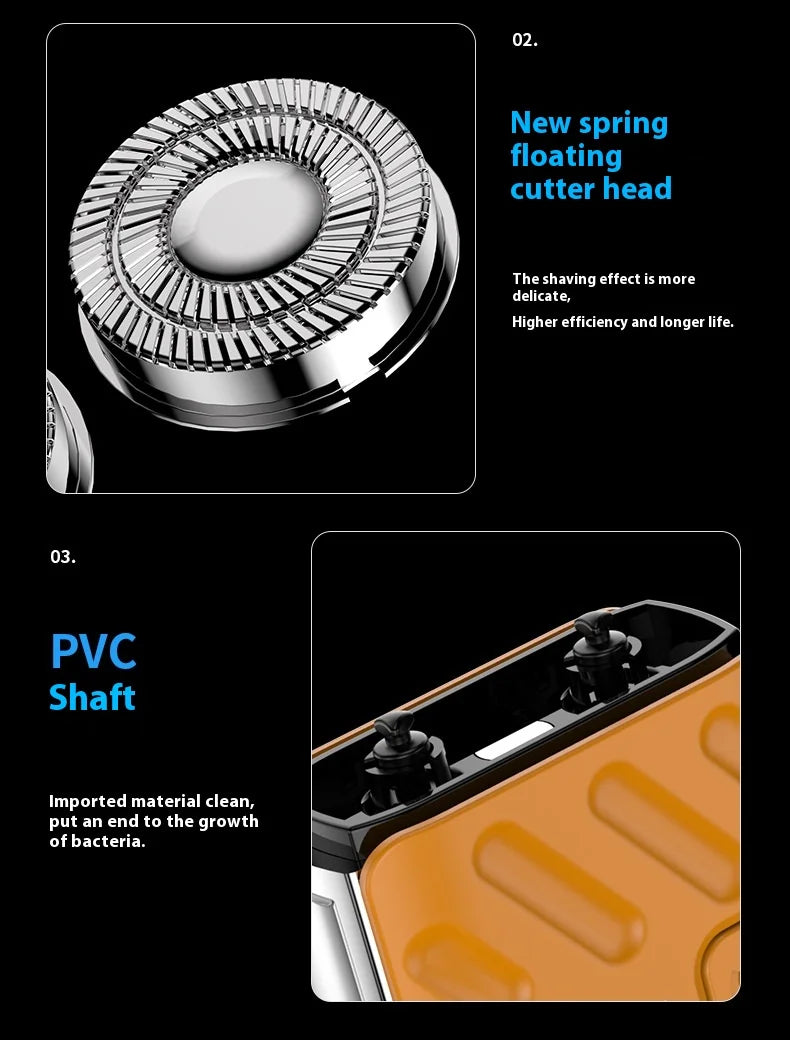 Portable Ultra-Clean Electric Shaver for Men Mini USB Power Razor for Face Body Bikini Shaving in Household