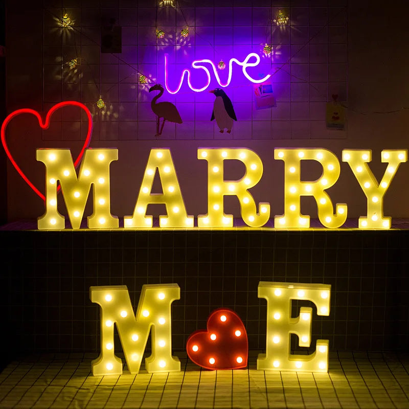 ELEGATE LED.54.N Led Letters N 3D Lights Spotlight Lamp Decor Alphabet Mexico - MANDOTOS INTERNATIONAL