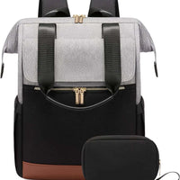 Super Lightweight Women's Travel Laptop Backpack with Curved Shoulder Straps - MANDOTOS INTERNATIONAL