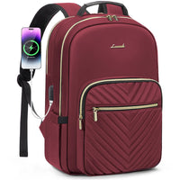 LOVEVOOK Luxury Nylon Teen College School Bookbags Waterproof Business 15.6 17 Inch Travel Laptop Backpacks Bags for Women Girls
