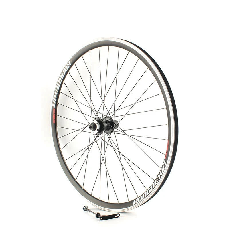 Cruiser Tour Bike Wheelset, Double Deck Rim, Front Wheel Disc, V Brake, Rear Back Wheels, Cassette and Screwed Hub, 36H, 700C MANDOTOS