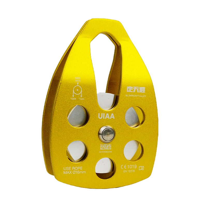 Low Price Custom Single Fixed Mountaineering Pulley Outdoor Travel Kits Climbing Rope Pulley