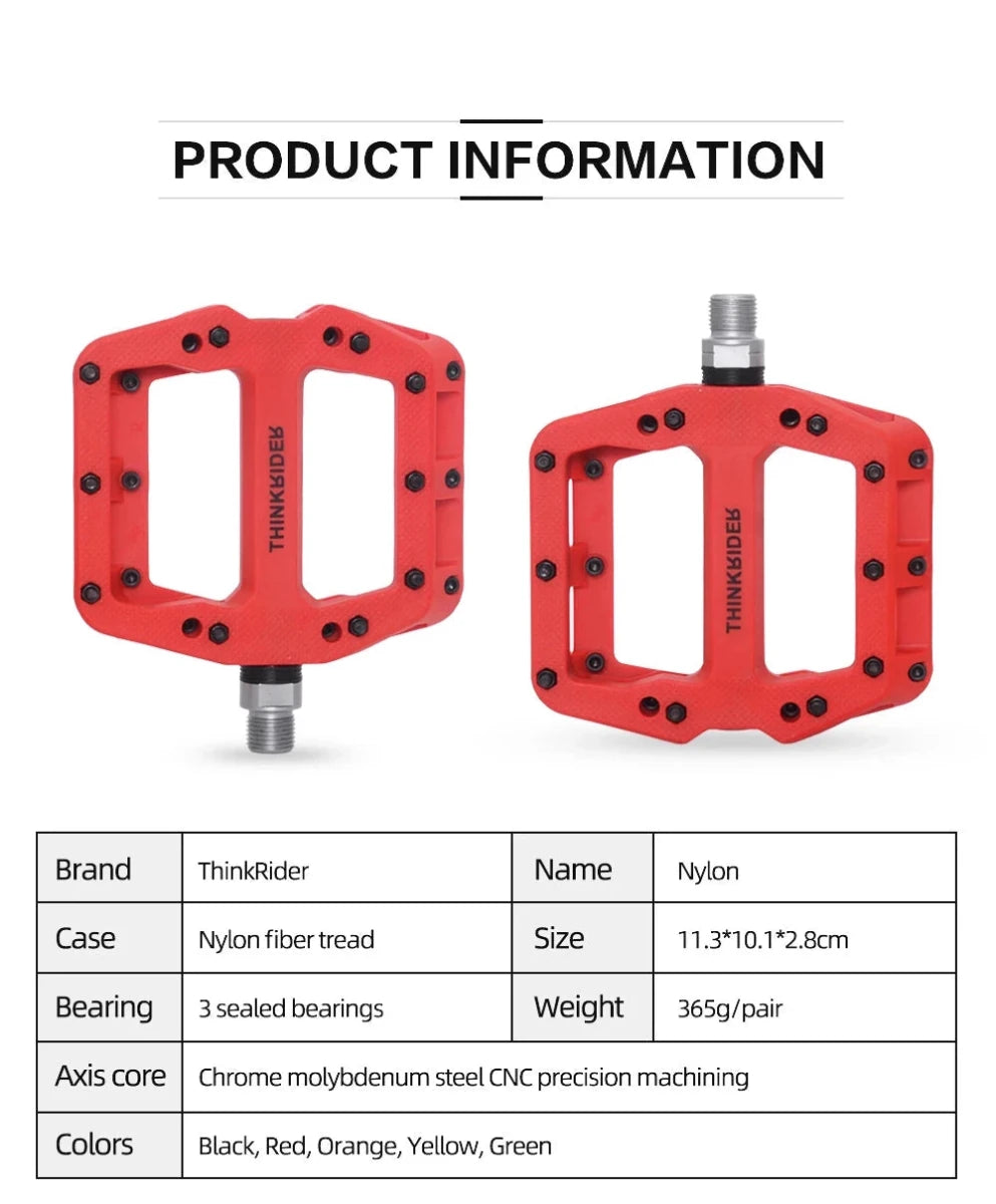Upgrade Your Ride with ThinkRider Flat Bike Pedals! Ultimate Durability & Performance 🚴‍♂️ - MANDOTOS