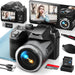 64MP 5K VlogPro Camera with 3” Flip Screen & 16X Zoom - MANDOTOS INTERNATIONAL