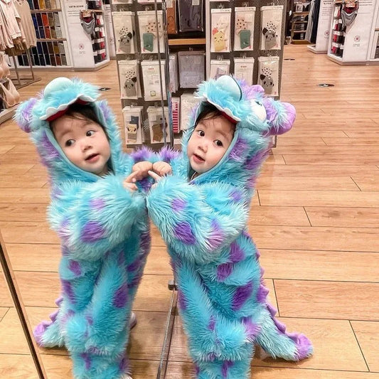 Cute Animal Baby Jumpsuit With Hooded Zipper - MANDOTOS INTERNATIONAL