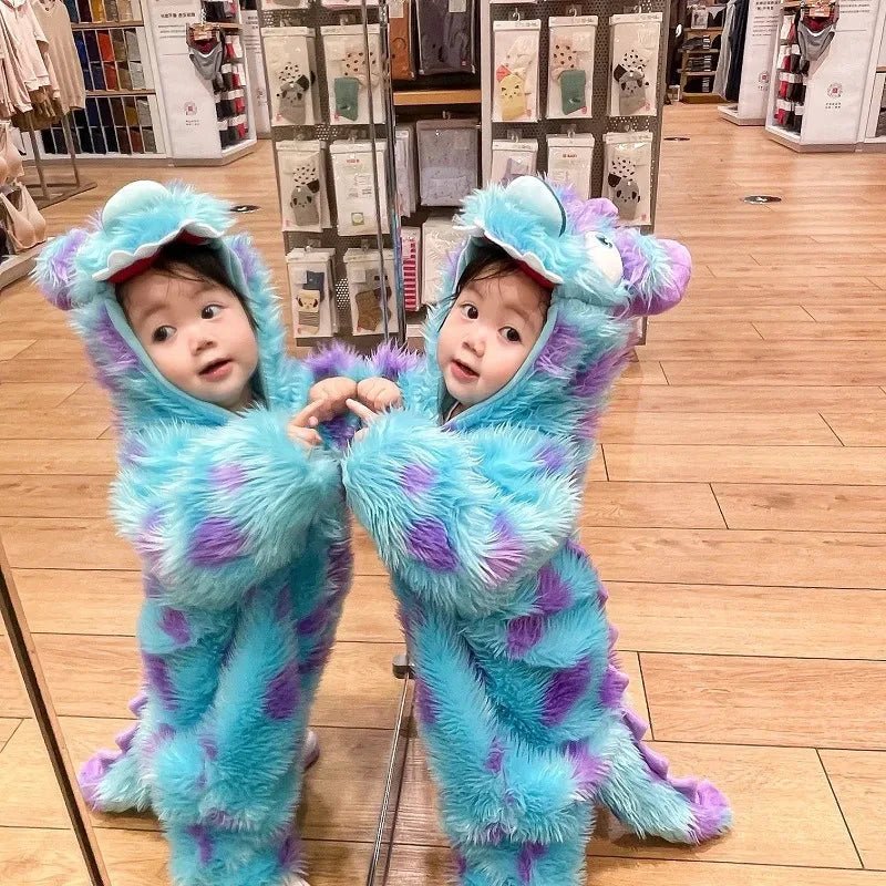 Cute Animal Baby Jumpsuit With Hooded Zipper - MANDOTOS INTERNATIONAL