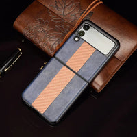 Samsung Z Flip 3 5G Leather Folding Case - MANDOTOS INTERNATIONAL