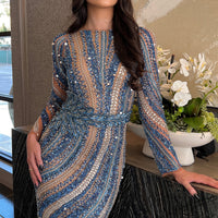 Mariam Long Sleeve Beaded Dress