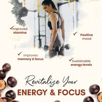 Caffeine Pills Alternative to an Energy Drink Energy Gel Energy Gummies 60 Pills - MANDOTOS INTERNATIONAL