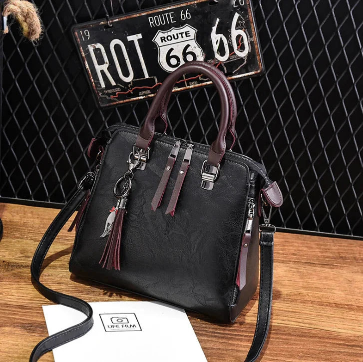 Feline Fashion Tote & Crossbody Bag MANDOTOS