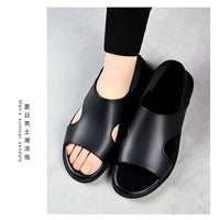 Summer New Men's Sandals Non-slip Soft-soled Sandals Soft Surface Breathable Wear-resistant Casual Soft-soled Beach Sandals for Men