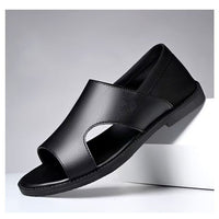 Summer New Men's Sandals Non-slip Soft-soled Sandals Soft Surface Breathable Wear-resistant Casual Soft-soled Beach Sandals for Men