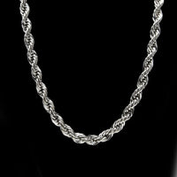 Men's hip-hop gold-plated European and American necklace fashion high sense 1cm thick twist necklace twisted rope chain a generation of hair