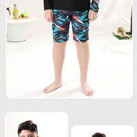 Children's Swimwear Boys' Swim Trunks 2026 New Model Kids' Swimwear for Older Children Youth Two-Piece Hot Spring Swimwear