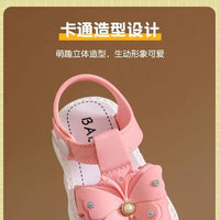 Girls' Sandals 2023 Summer New Children's Non-slip Soft Sole Infant Little Girl Baby Princess Beach Shoes