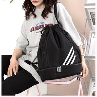 2024 New Drawstring Drawstring Pocket Backpack Outdoor Training Basketball Bag Large Capacity Travel Gym Bag Backpack