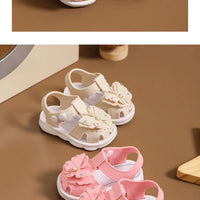 Girls' Sandals 2023 Summer New Children's Non-slip Soft Sole Infant Little Girl Baby Princess Beach Shoes