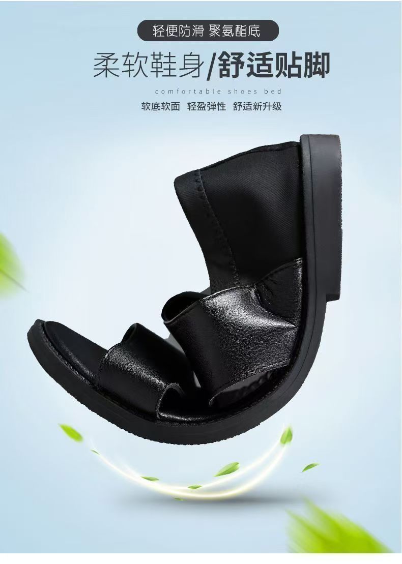 Summer New Men's Sandals Non-slip Soft-soled Sandals Soft Surface Breathable Wear-resistant Casual Soft-soled Beach Sandals for Men