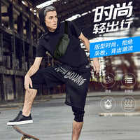 New Men's Multifunctional Waist Bag Water-repellent Casual Sports Chest Bag Outdoor Cycling Bag Fashionable Brand Crossbody Bag