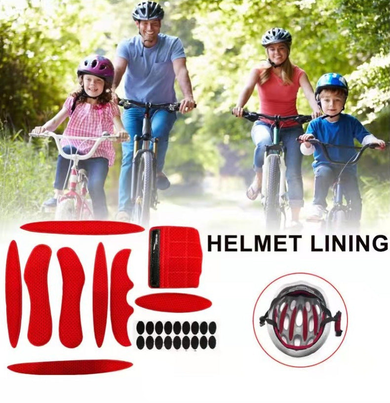 Source Manufacturer Helmet Lining Motorcycle Bicycle Cycling Helmet Lining Sponge Eva Hot and Cold Pressing Molding