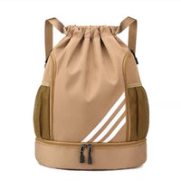 2024 New Drawstring Drawstring Pocket Backpack Outdoor Training Basketball Bag Large Capacity Travel Gym Bag Backpack