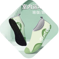 Striped beach shoes snowflake shoes socks beach socks diving snorkeling shoes indoor fitness shoes solid color yoga shoes