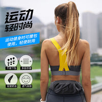 New Men's Multifunctional Waist Bag Water-repellent Casual Sports Chest Bag Outdoor Cycling Bag Fashionable Brand Crossbody Bag