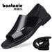 Summer New Men's Sandals Non-slip Soft-soled Sandals Soft Surface Breathable Wear-resistant Casual Soft-soled Beach Sandals for Men