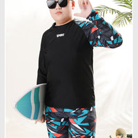Children's Swimwear Boys' Swim Trunks 2026 New Model Kids' Swimwear for Older Children Youth Two-Piece Hot Spring Swimwear