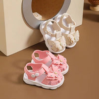 Girls' Sandals 2023 Summer New Children's Non-slip Soft Sole Infant Little Girl Baby Princess Beach Shoes