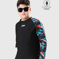 Children's Swimwear Boys' Swim Trunks 2026 New Model Kids' Swimwear for Older Children Youth Two-Piece Hot Spring Swimwear