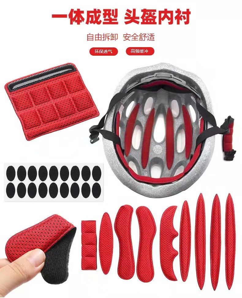 Source Manufacturer Helmet Lining Motorcycle Bicycle Cycling Helmet Lining Sponge Eva Hot and Cold Pressing Molding